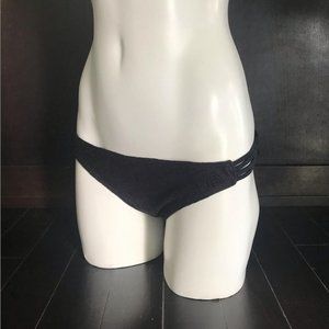 Hula Honey black crochet bikini bottom medium